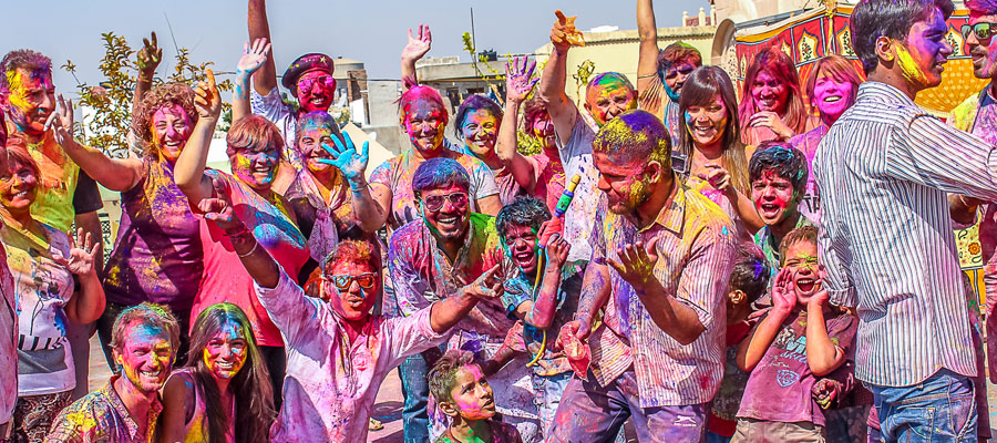 Colorful Rajasthan and holi festival